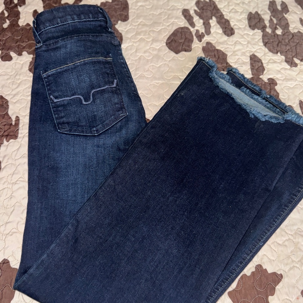 Kimes Ranch Dark Indigo wide leg - Picture 2 of 3